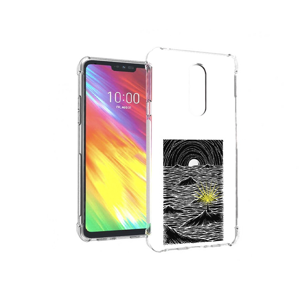 Чехол MyPads Tocco для LG G7 маяк в черно белом море (PT124618.72.460)
