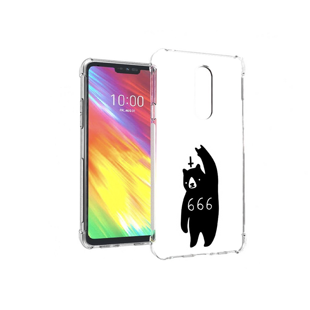 

Чехол MyPads Tocco для LG G7 медведь 666 (PT124618.72.462), Прозрачный, Tocco