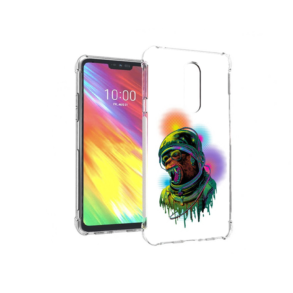 

Чехол MyPads Tocco для LG G7 медведь космонавт (PT124618.72.466), Прозрачный, Tocco
