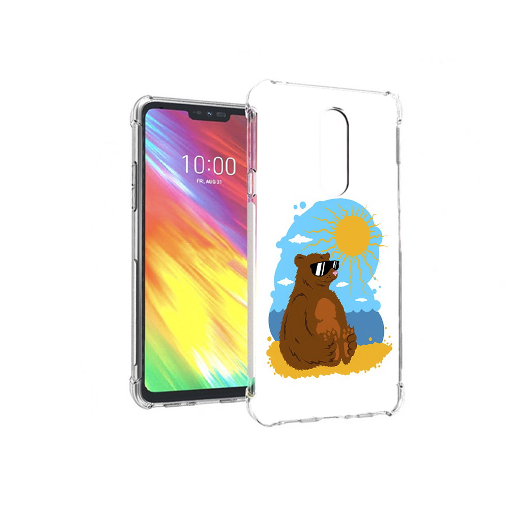 

Чехол MyPads Tocco для LG G7 медведь на чиле (PT124618.72.468), Прозрачный, Tocco