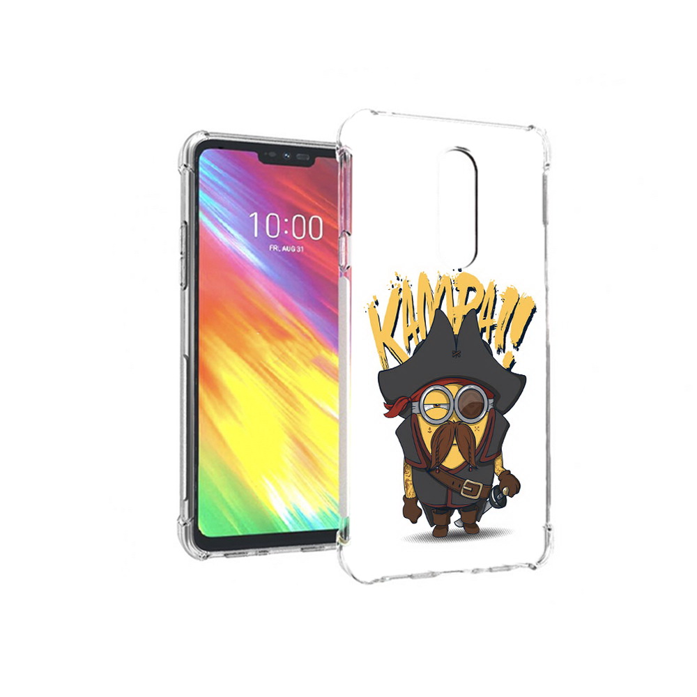 

Чехол MyPads Tocco для LG G7 миньон пират (PT124618.72.476), Прозрачный, Tocco
