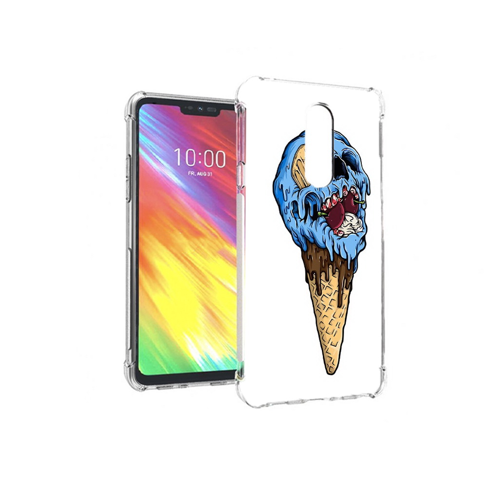

Чехол MyPads Tocco для LG G7 мороженное череп (PT124618.72.484), Прозрачный, Tocco