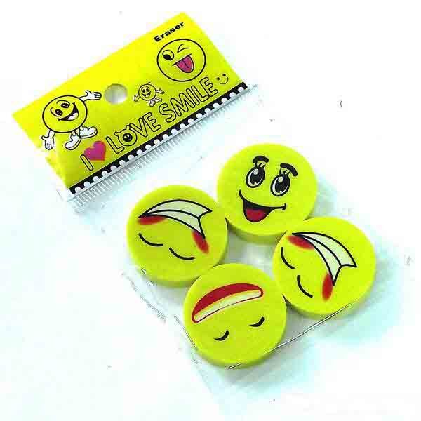 

Ластик "I Love Smile" 1 упаковка - 4 штуки/Smile-4