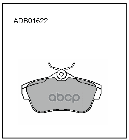 

Тормозные колодки ALLIED NIPPON задние ADB01622