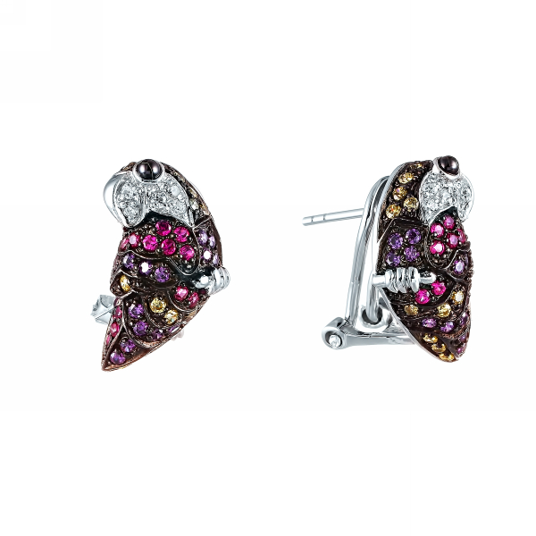 

Серьги из серебра Element47 E120055A_SR_001_WG, фианит, E120055A_SR_001_WG