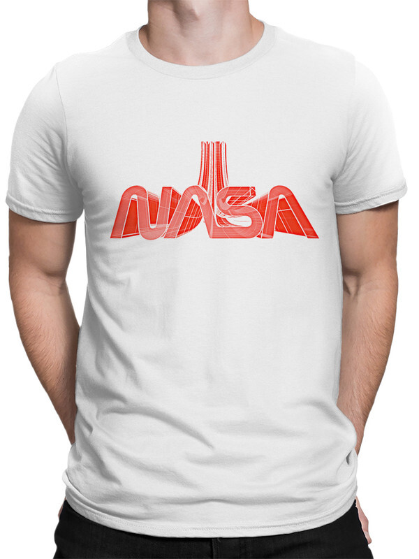 

Футболка мужская Dream Shirts NASA белая S, NASA