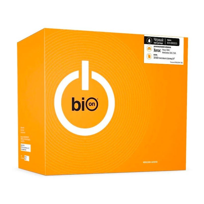 

Картридж для лазерного принтера Bion (BCR-101R00555) черный, совместимый