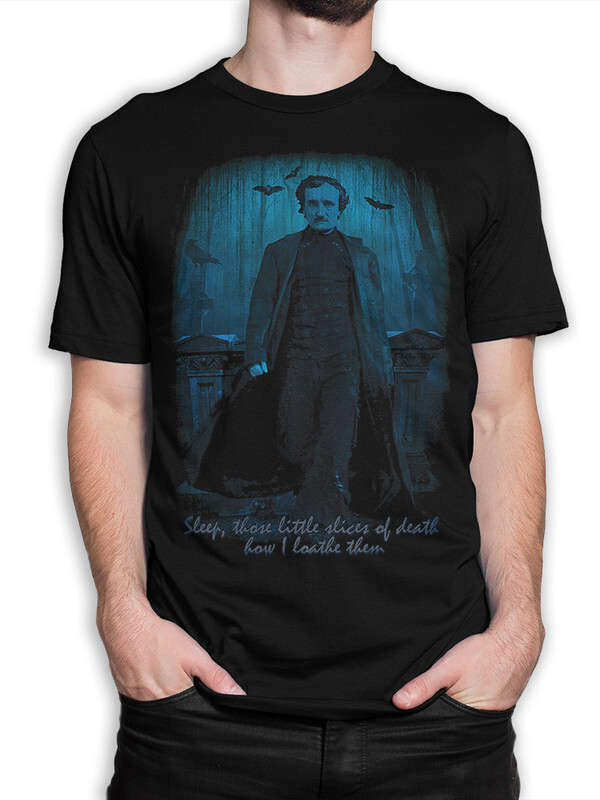 

Футболка мужская Dream Shirts Хоррор Писатель Эдгар Аллан По черная M, Хоррор Писатель Эдгар Аллан По