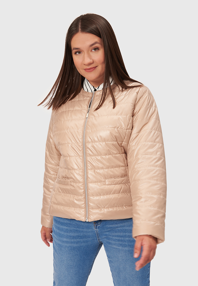 

Куртка женская Modis M212W00613S642 коричневая 5XL, M212W00613