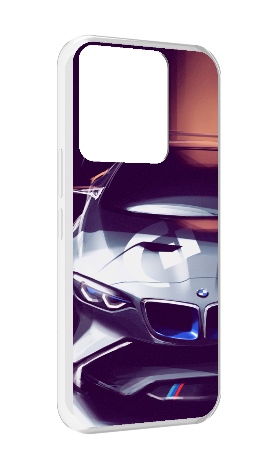 

Чехол MyPads Бэмвэ мужской для Tecno Spark Go 2022 / Tecno Spark 8C, Прозрачный, Tocco