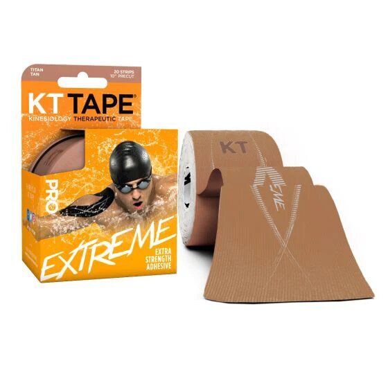 фото Kt tape pro extreme 20 полосок 25,4 ? 5 см | titan tan (коричневый)