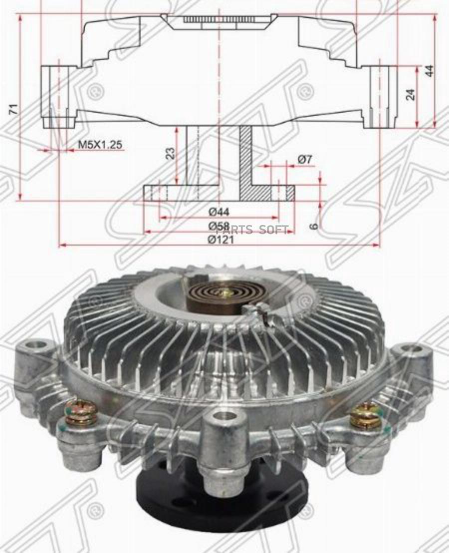 

SAT Вискомуфта TOYOTA LITEACE/TOWN ACE NOAH 3SFE 96-