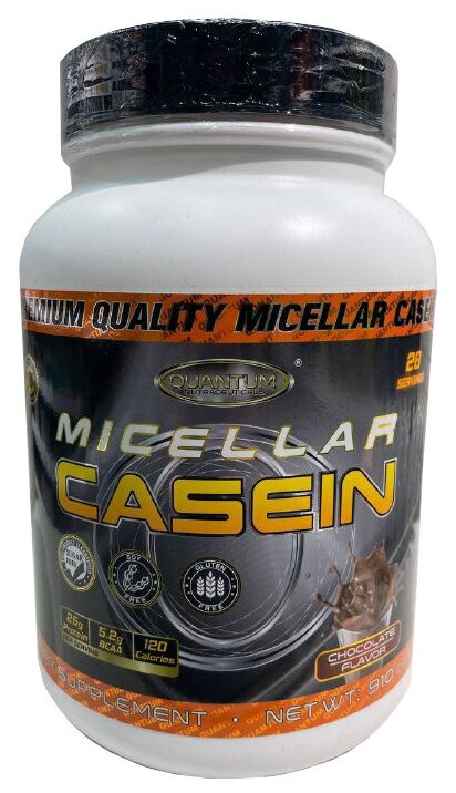 фото Мицеллярный казеин quantum nutraceuticals micellar casein 910 г, шоколад