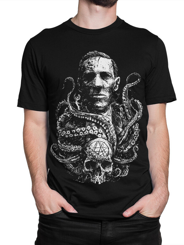 

Футболка мужская Dream Shirts Говард Лавкрафт черная 2XL, "Говард Лавкрафт"