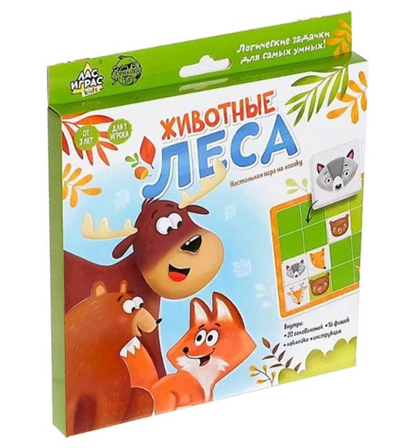 

Игра Лас Играс на логику, Животные леса 5463568