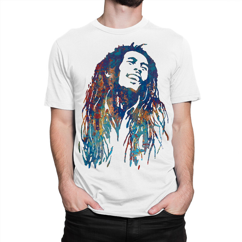 

Футболка мужская Dream Shirts Боб Марли 999868222 белая M, Боб Марли 999868222