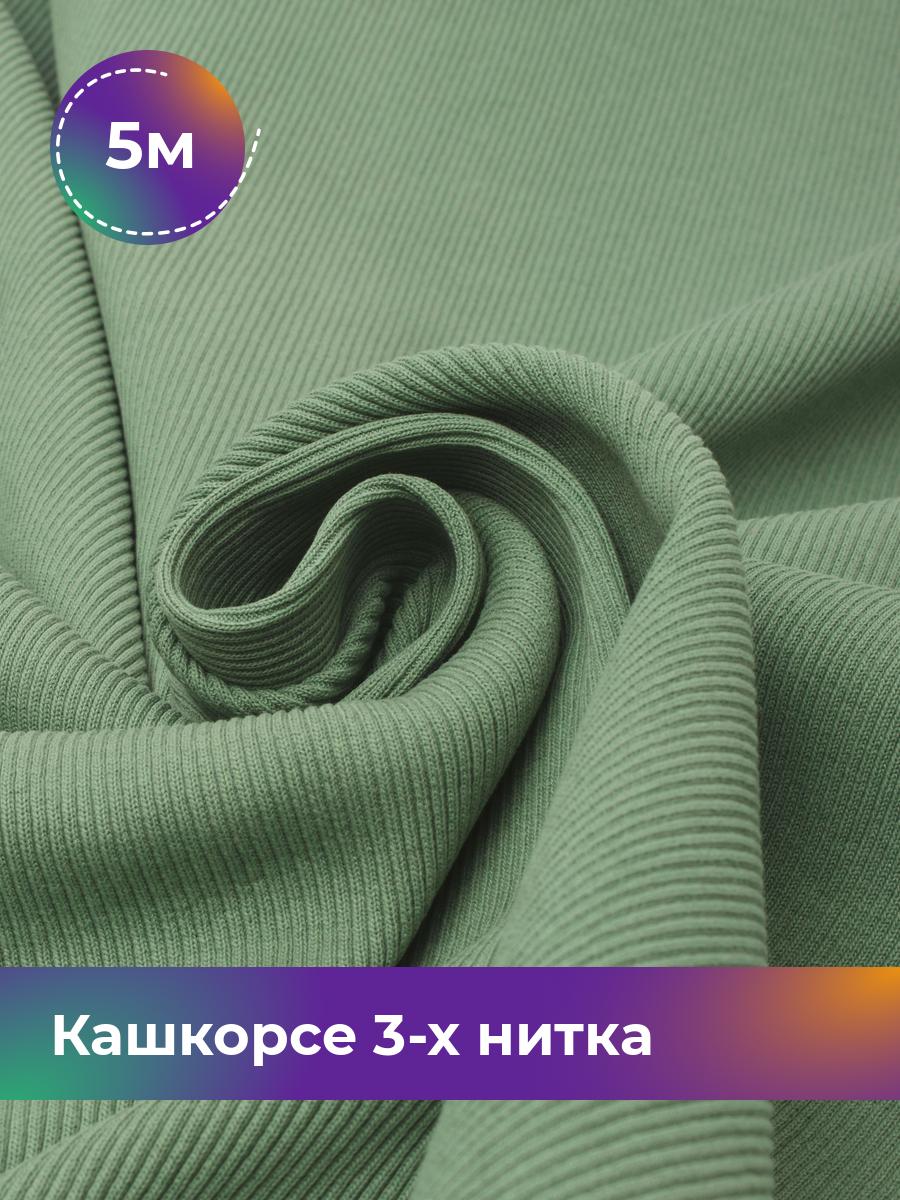 

Ткань Кашкорсе 3-х нитка (чулок) Shilla, отрез 5 м * 100 см, Зеленый, 17562409