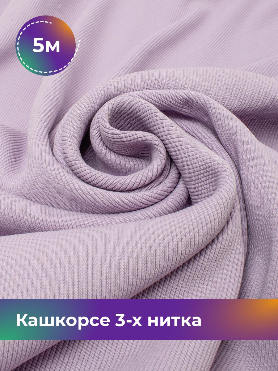 

Ткань Кашкорсе 3-х нитка (чулок) Shilla, отрез 5 м * 100 см, Фиолетовый, 17562409