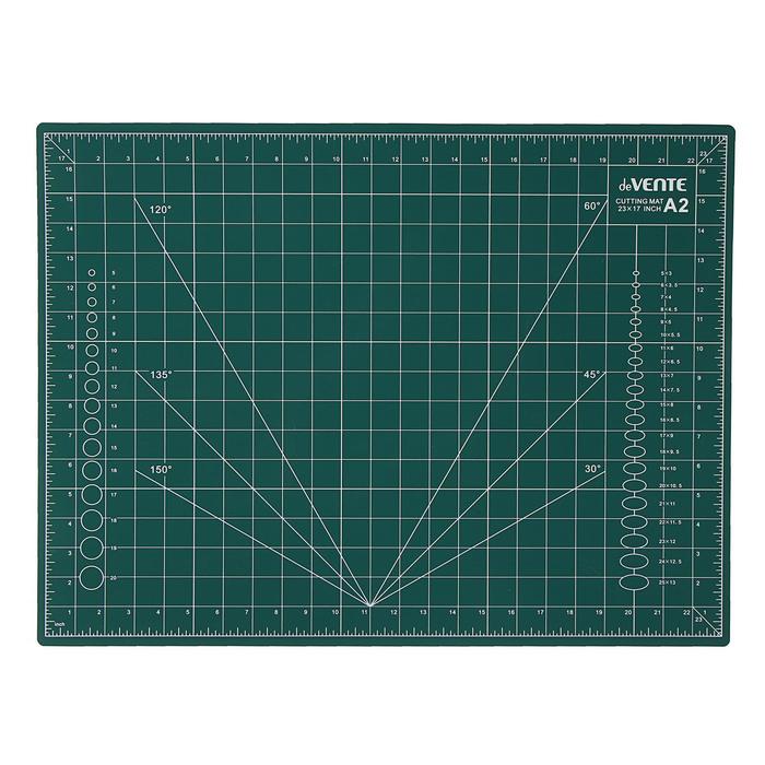 deVENTE Коврик для резки макетный A2 deVENTE, 3 мм, непрорезаемый, двусторонний, трехслойн