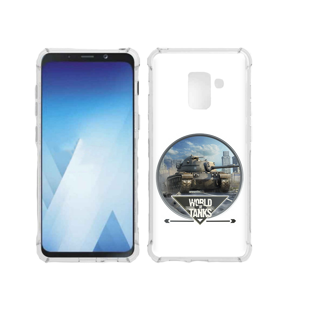 

Чехол MyPads Tocco для Samsung Galaxy A5 (2018) Мир танков (PT95317.573.119), Прозрачный, Tocco