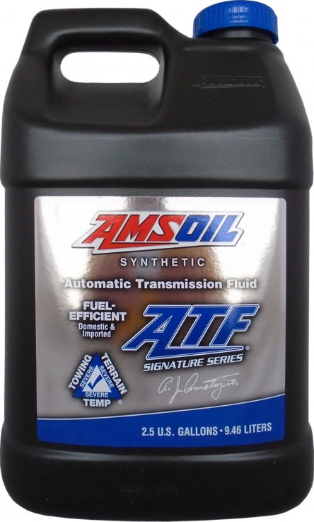 фото Трансмиссионное масло amsoil signature series fuel-efficient synthetic (atf) 9.46л