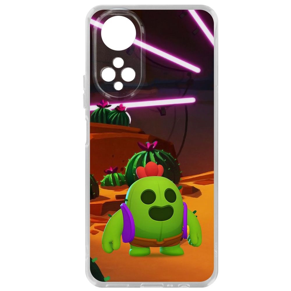 

Чехол Brawl Stars-Спайк для Honor X7, Прозрачный