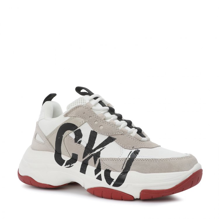 фото Кроссовки женские calvin klein jeans yw0yw00257 белые 36 eu