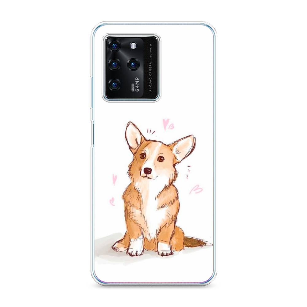 

Чехол Awog на ZTE Blade V30 / ЗТЕ Блэйд V30 "Корги любовь", Разноцветный, 135350-1