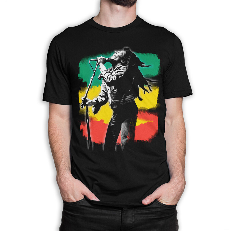 

Футболка мужская Dream Shirts Боб Марли 999911222 черная 3XL, Боб Марли 999911222
