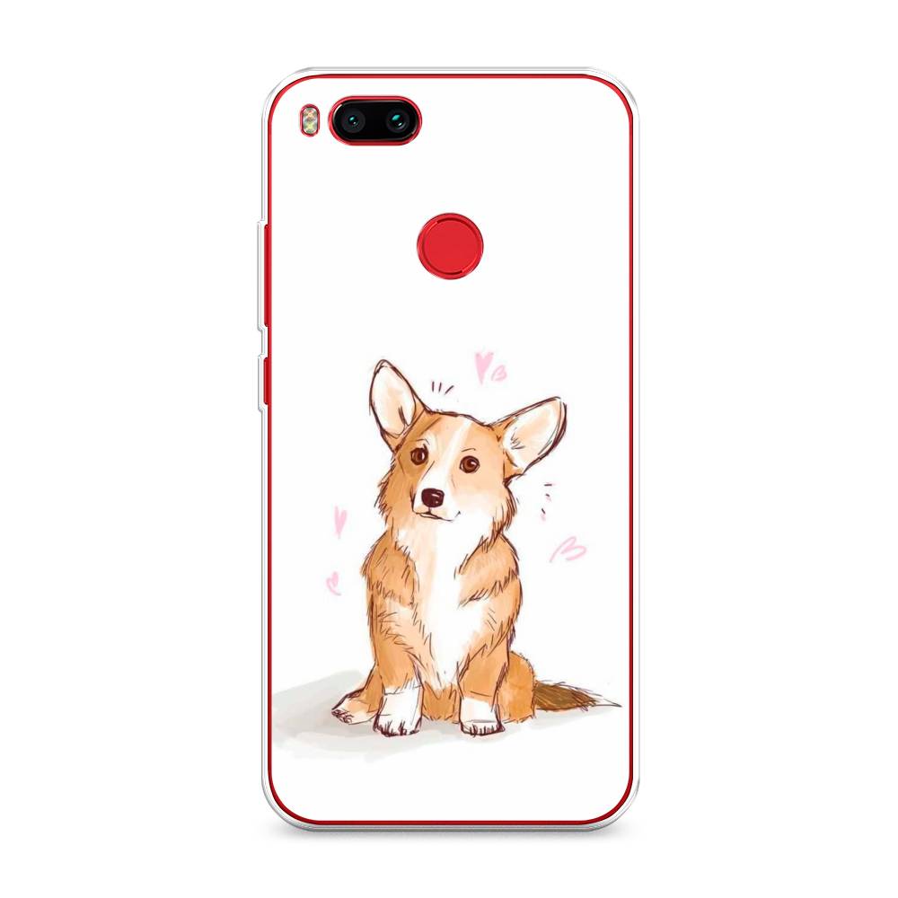 

Чехол Awog на Xiaomi Mi A1 "Корги любовь", Разноцветный, 32650-1