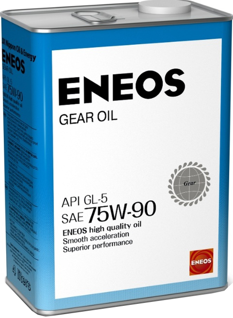 фото Трансмиссионное масло eneos gear oil gl-5 sae 75w-90 (4л)