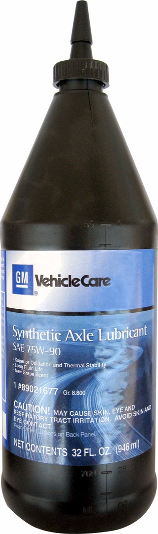 

Трансмиссионное масло GM Synthetic Axle Lubricant SAE 75W-90 (0,946л)