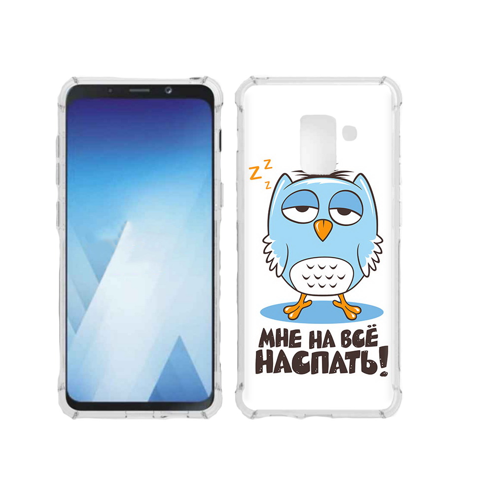 

Чехол MyPads Tocco для Samsung Galaxy A5 (2018) Мне на все наспать (PT95317.573.120), Прозрачный, Tocco