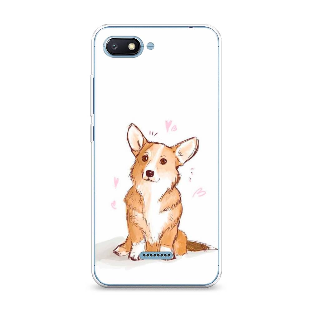 

Чехол Awog на Xiaomi Redmi 6A "Корги любовь", Разноцветный, 34150-1