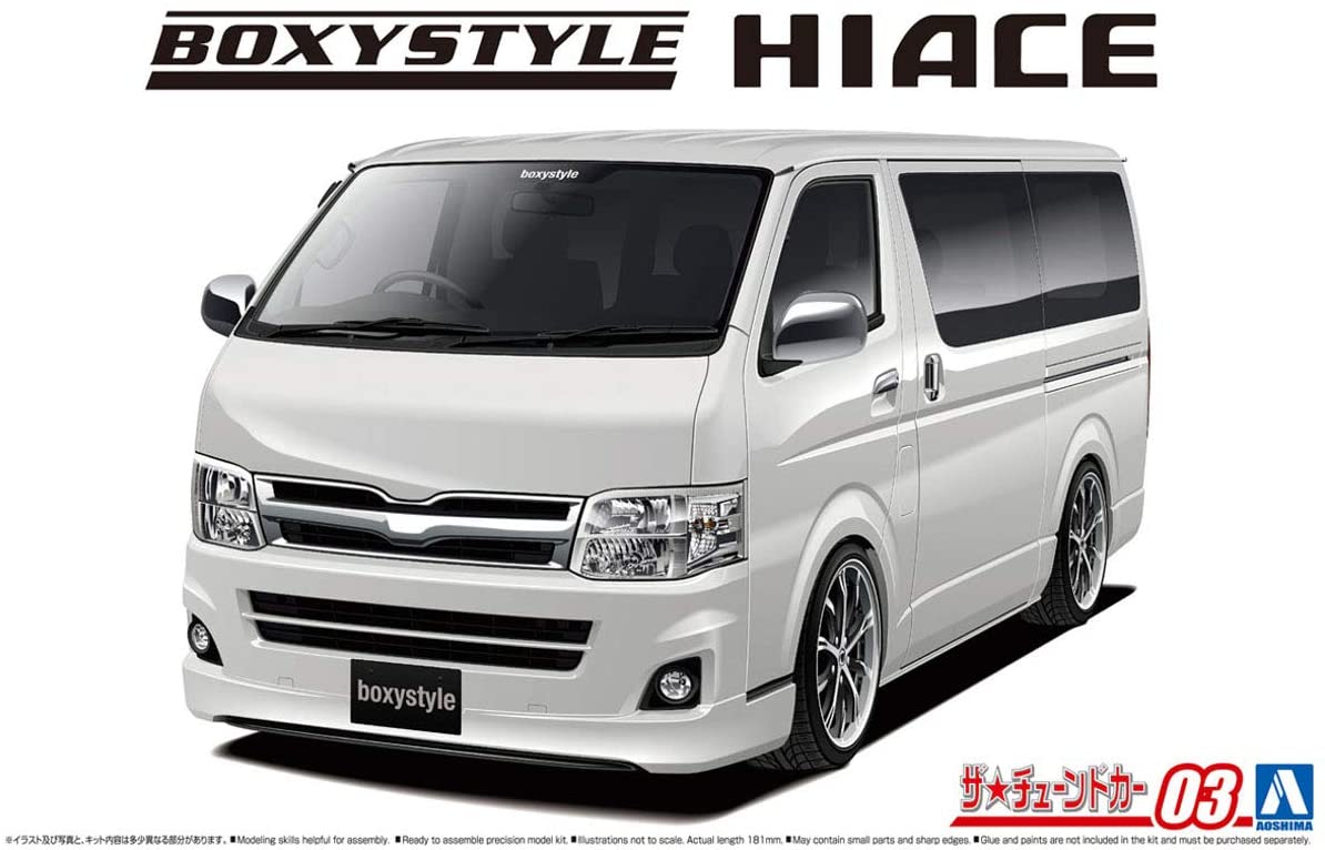 

Сборная модель Aoshima 1/24 Toyota Boxystyle TRH200V Hiace Super GL '10 05895