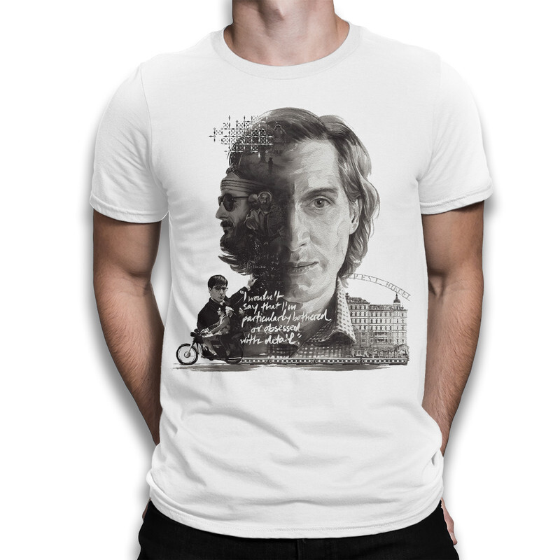 

Футболка мужская Dream Shirts Уэс Андерсон 999913222 белая M, Уэс Андерсон 999913222