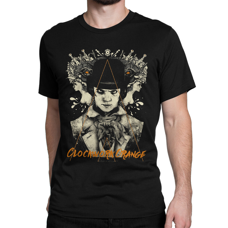 

Футболка мужская Dream Shirts Заводной Апельсин черная 2XL, Заводной Апельсин