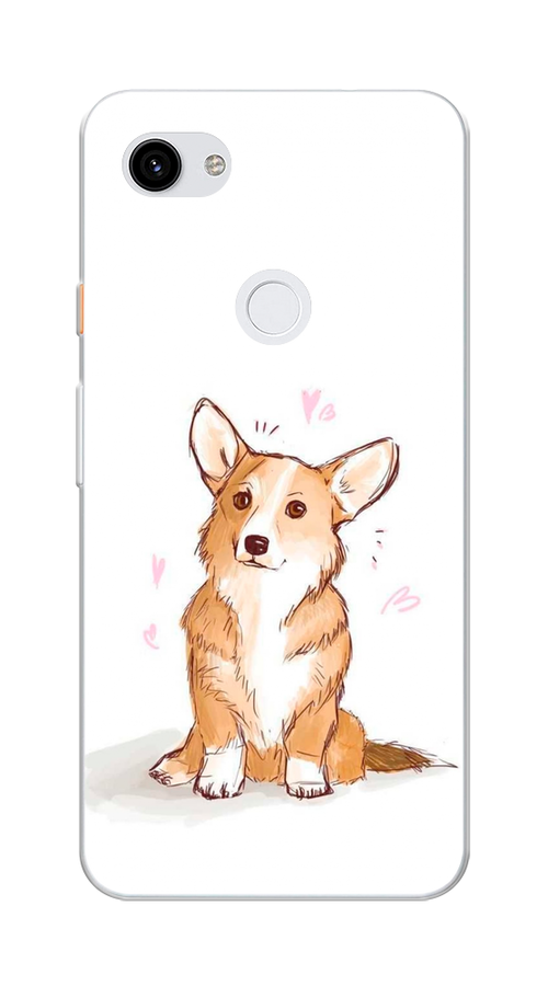 

Чехол Awog на Google Pixel 3A XL "Корги любовь", Разноцветный, 270450-1