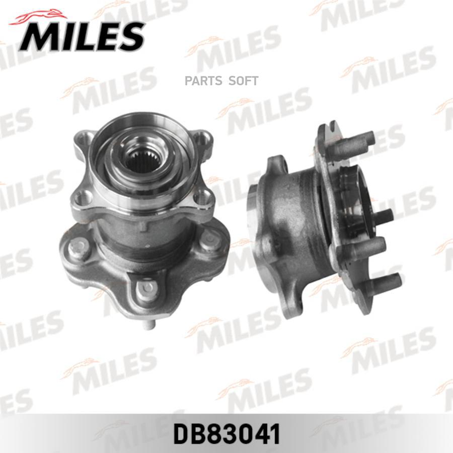 

MILES DB83041 Ступица с подшипником задняя, NISSAN QASHQAI I/X-TRAIL T31 07- AWD.