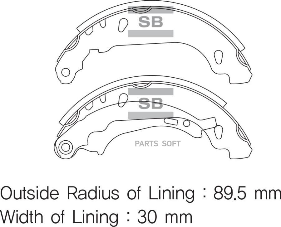 

Тормозные колодки Sangsin brake SA157