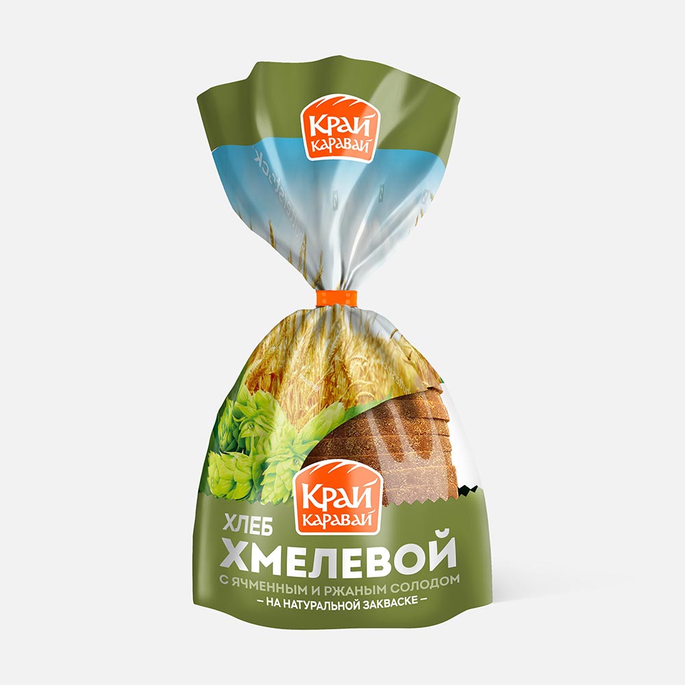 

Хлеб Край каравай Хмелевой подовый нарезка 400 г