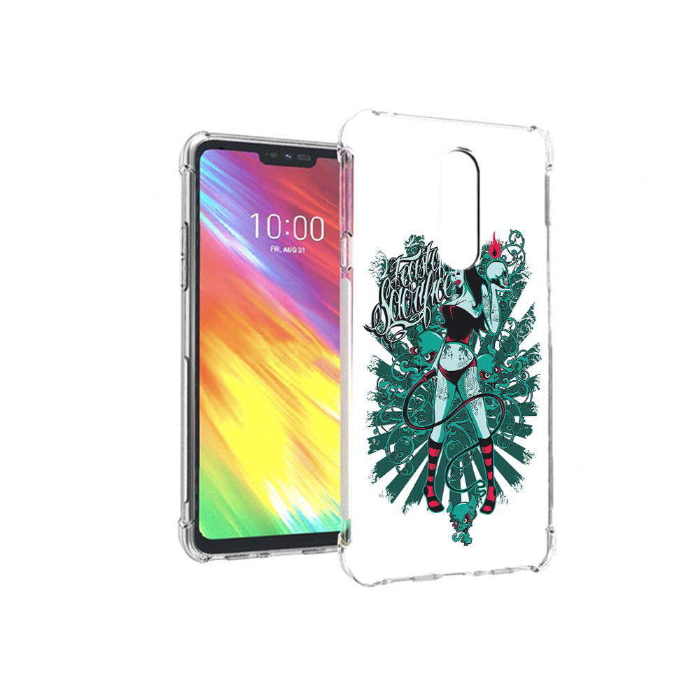 

Чехол MyPads Tocco для LG G7 нарисованная девушка в татуировках (PT124618.72.499), Прозрачный, Tocco