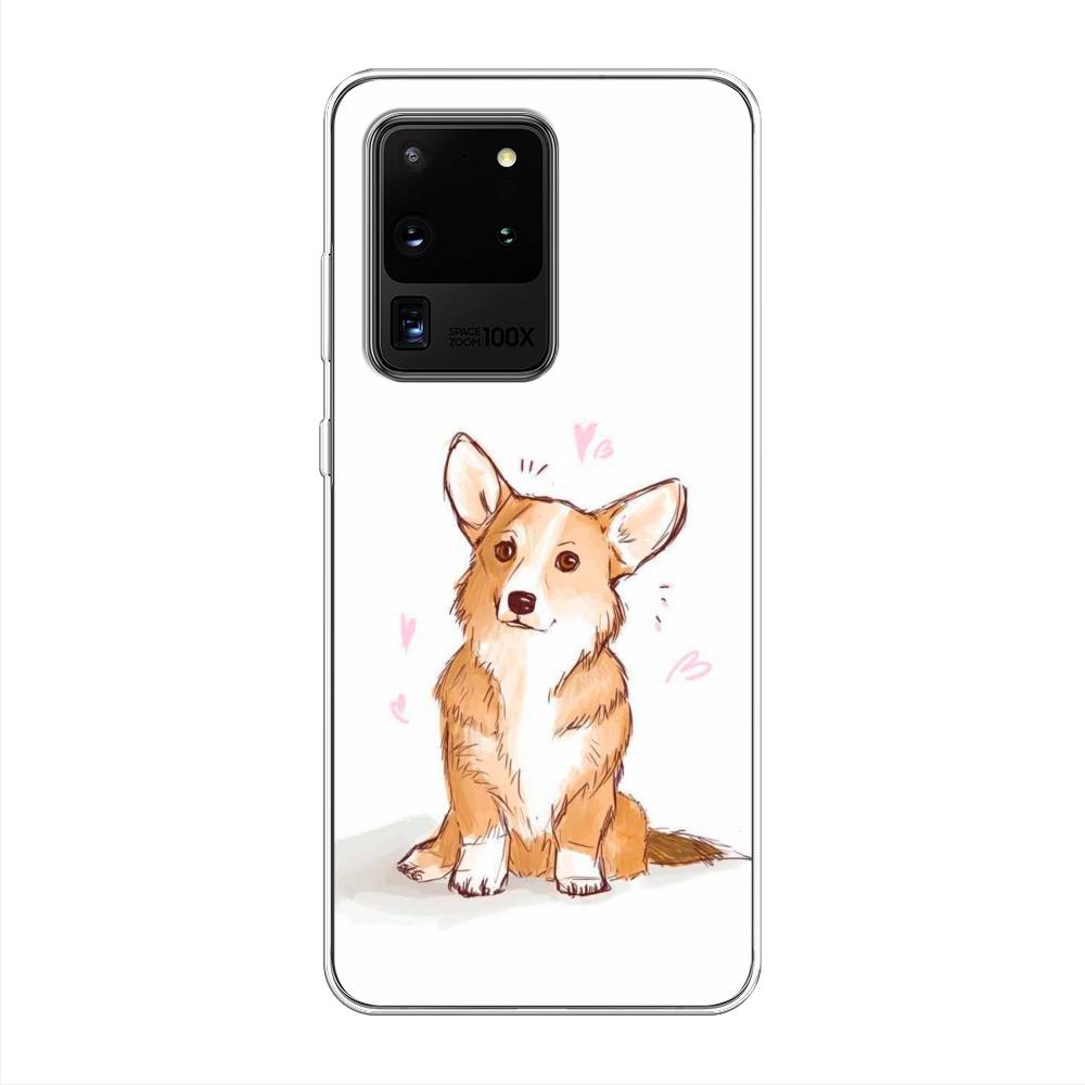 

Чехол Awog на Samsung Galaxy S20 Ultra "Корги любовь", Разноцветный, 29450-1