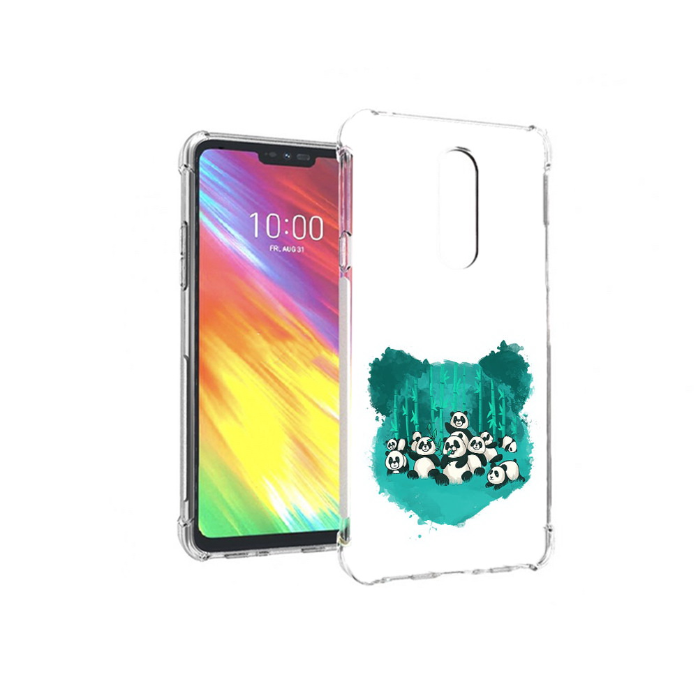 

Чехол MyPads Tocco для LG G7 нарисованные панды (PT124618.72.508), Прозрачный, Tocco