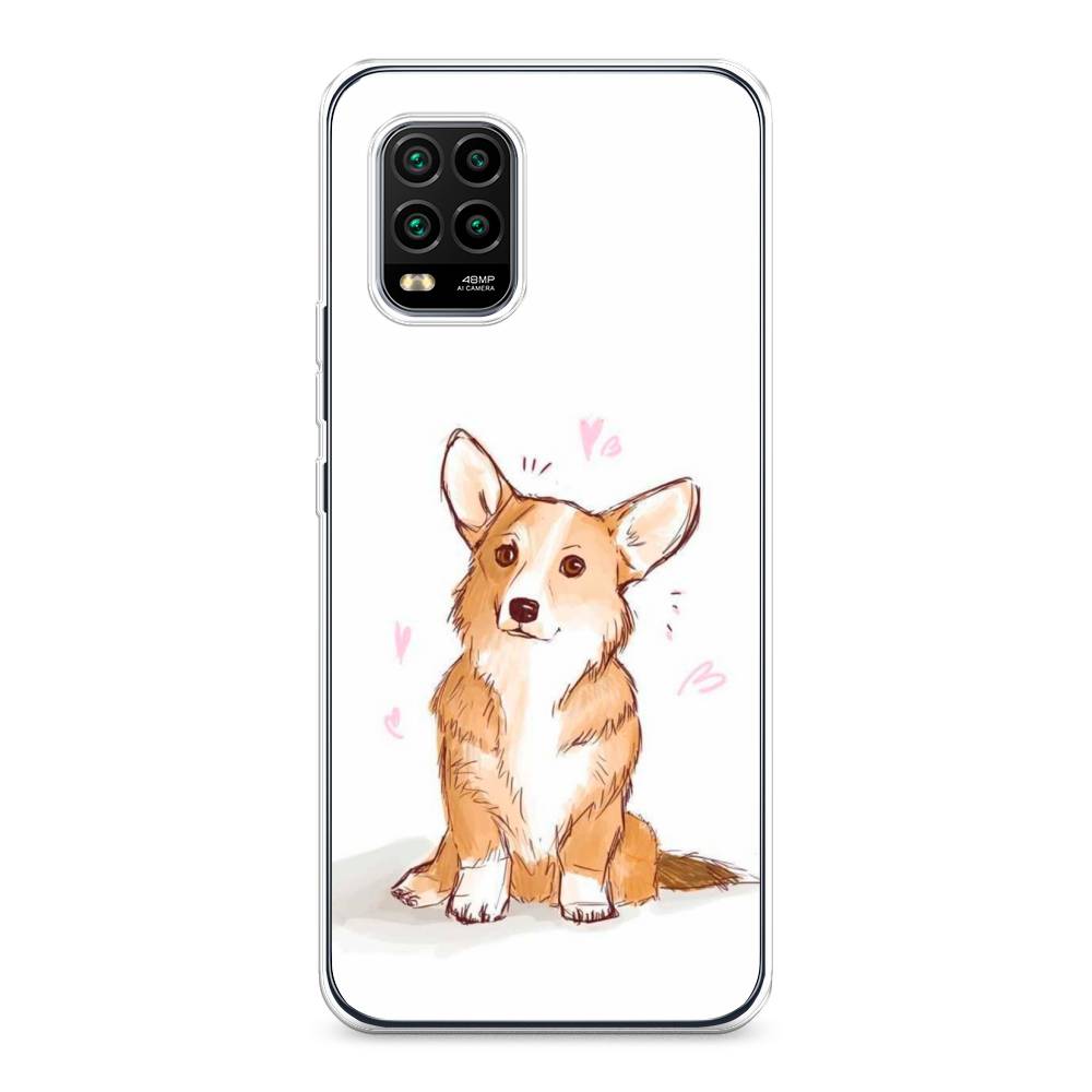 

Чехол Awog на Xiaomi Mi 10 Lite "Корги любовь", Разноцветный, 38550-1