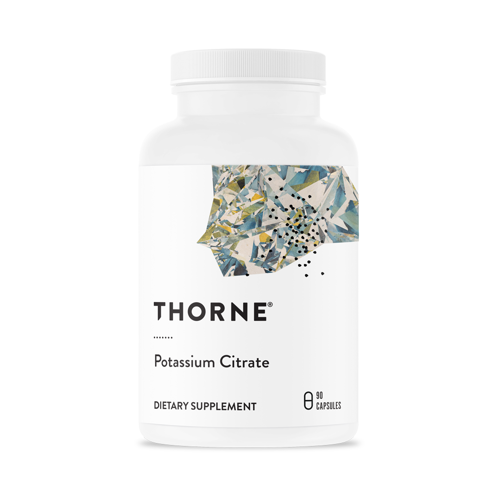 фото Калий thorne research potassium citrate 90 капсул