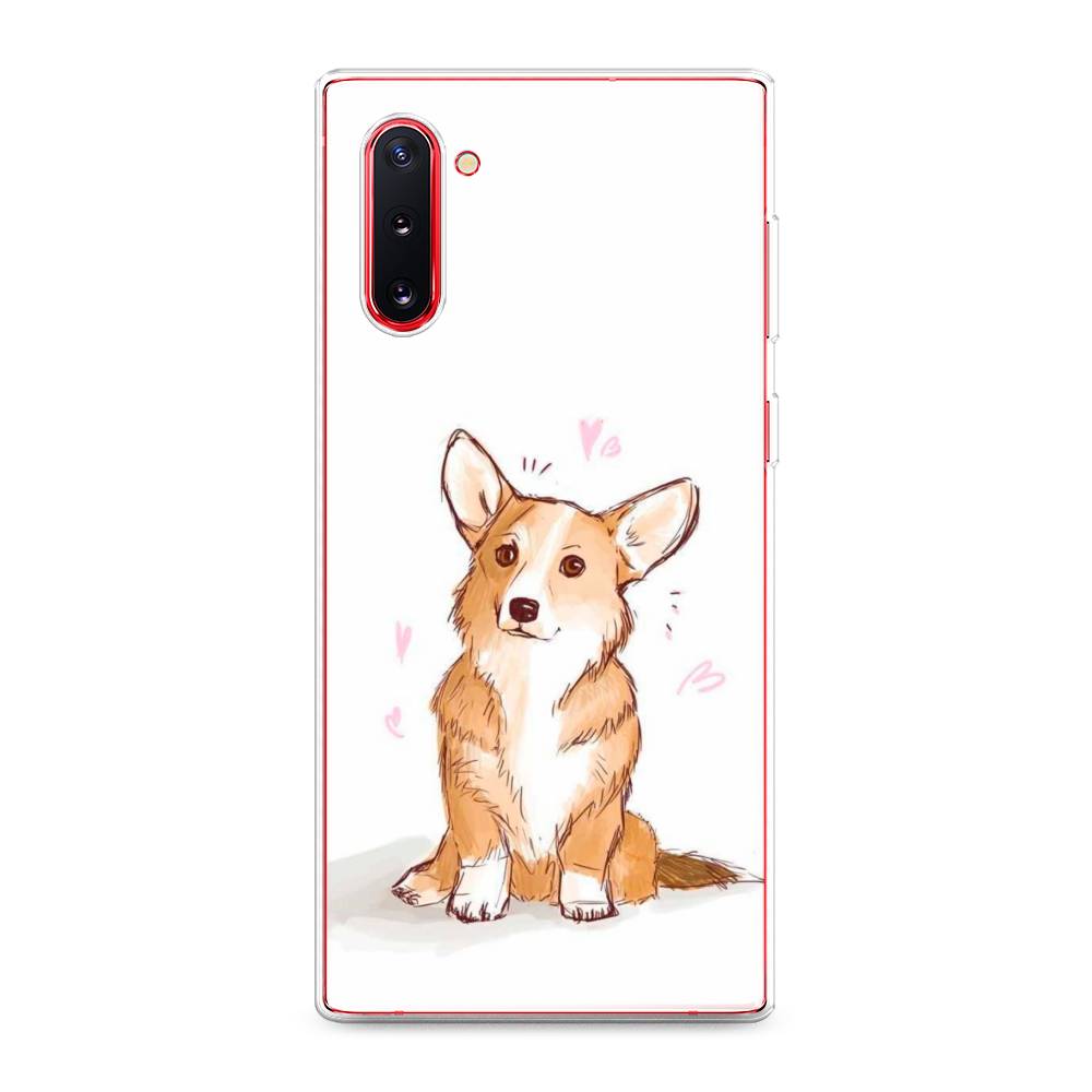

Чехол Awog на Samsung Galaxy Note 10 "Корги любовь", Разноцветный, 28650-1