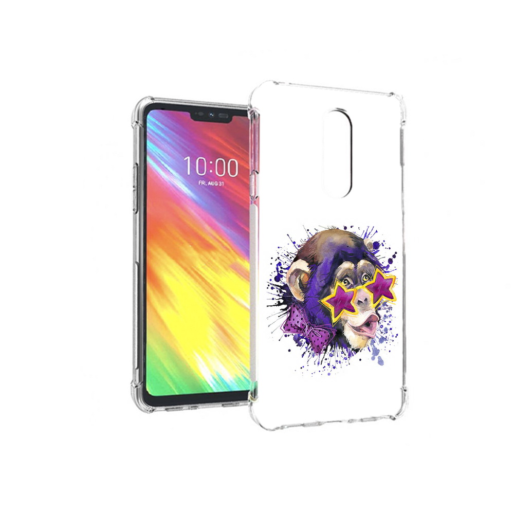 

Чехол MyPads Tocco для LG G7 обезьяна в очках (PT124618.72.524), Прозрачный, Tocco