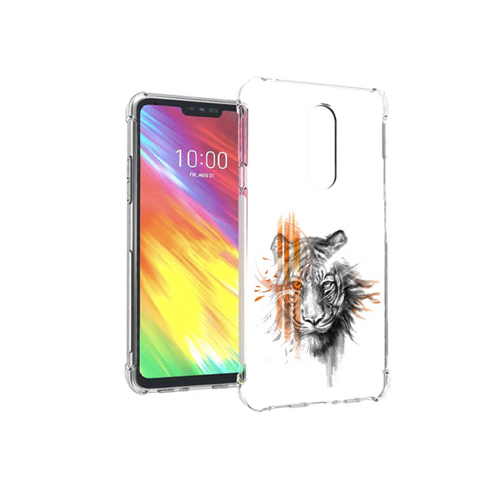 

Чехол MyPads Tocco для LG G7 огненный тигр (PT124618.72.526), Прозрачный, Tocco