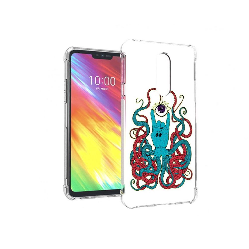 

Чехол MyPads Tocco для LG G7 осьминог-рука абстракция (PT124618.72.530), Прозрачный, Tocco